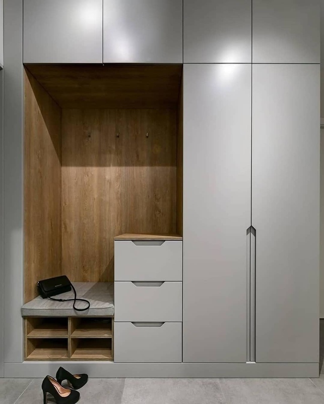 Встроенные распашные шкафы-Встраиваемый распашной шкаф «Модель 36»-фото1